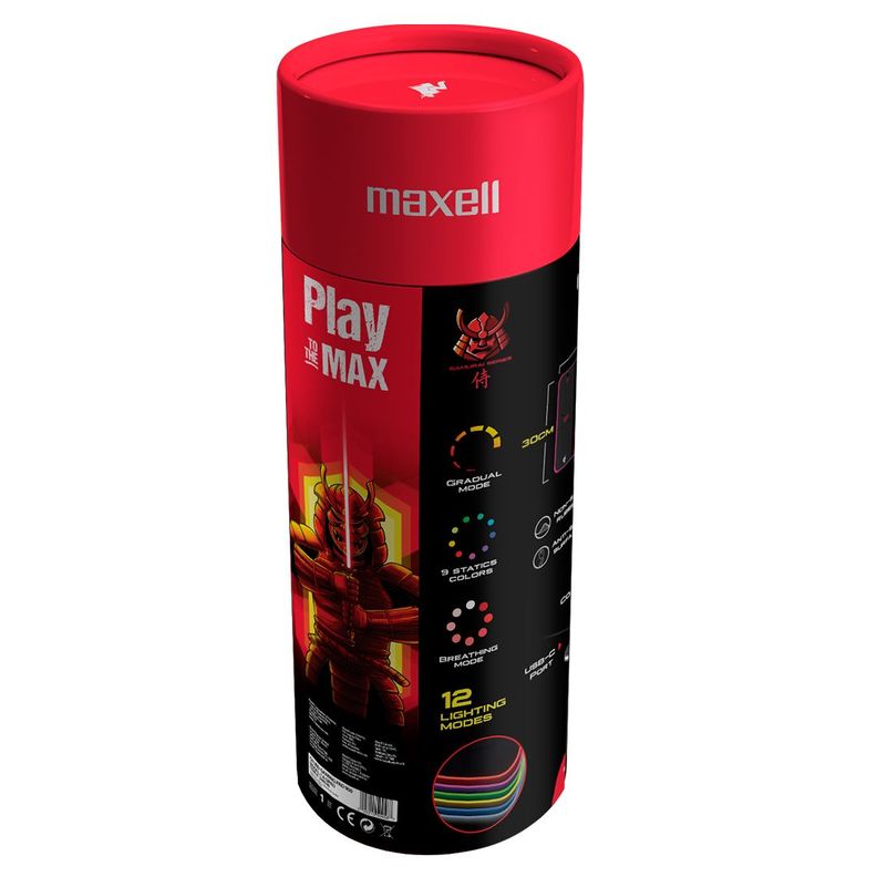 Mouse Pad Gamer RGB Qi 10w Maxell + Reposamuñecas 80x30cm-3