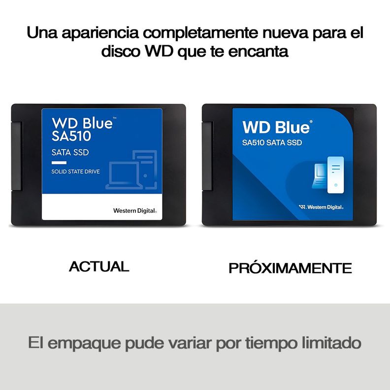 Disco Solido SSD Interno WD SA510 Blue 500GB 6 Gb/s 560MB/S-4