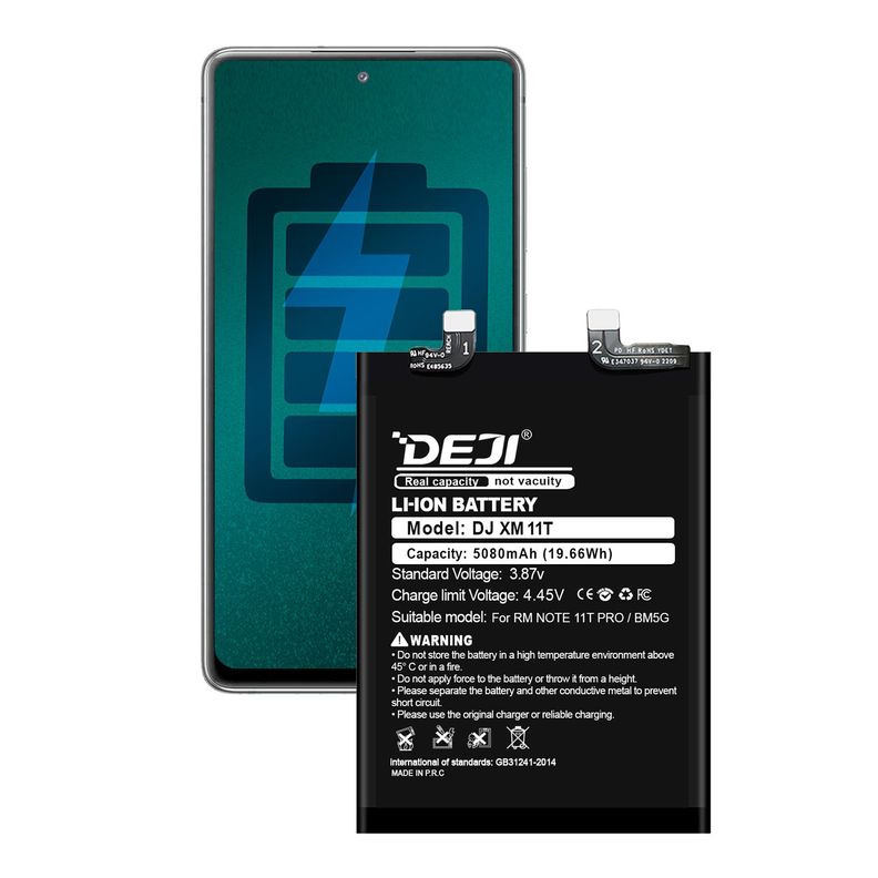 Bateria para Xiaomi Redmi Note 11T Pro/5G/Poco X4 GT DEJI IC-0