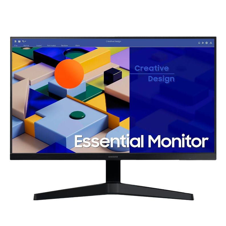 Monitor Plano Samsung 24" FHD LED IPS 75hz 5ms HDMI FreeSync-0
