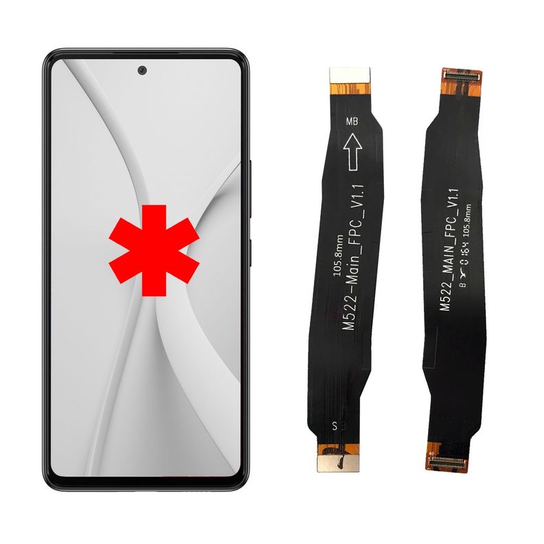Flex Main Principal Compatible con Xiaomi Redmi Note 9 Pro-0