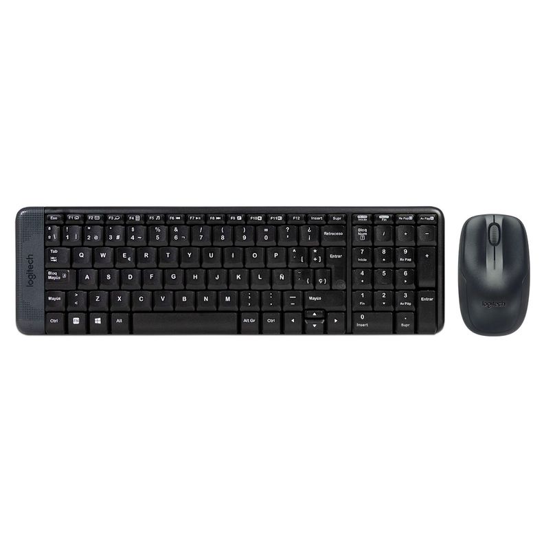 Kit Teclado y Mouse Inalambrico Logitech MK220 USB Español-1