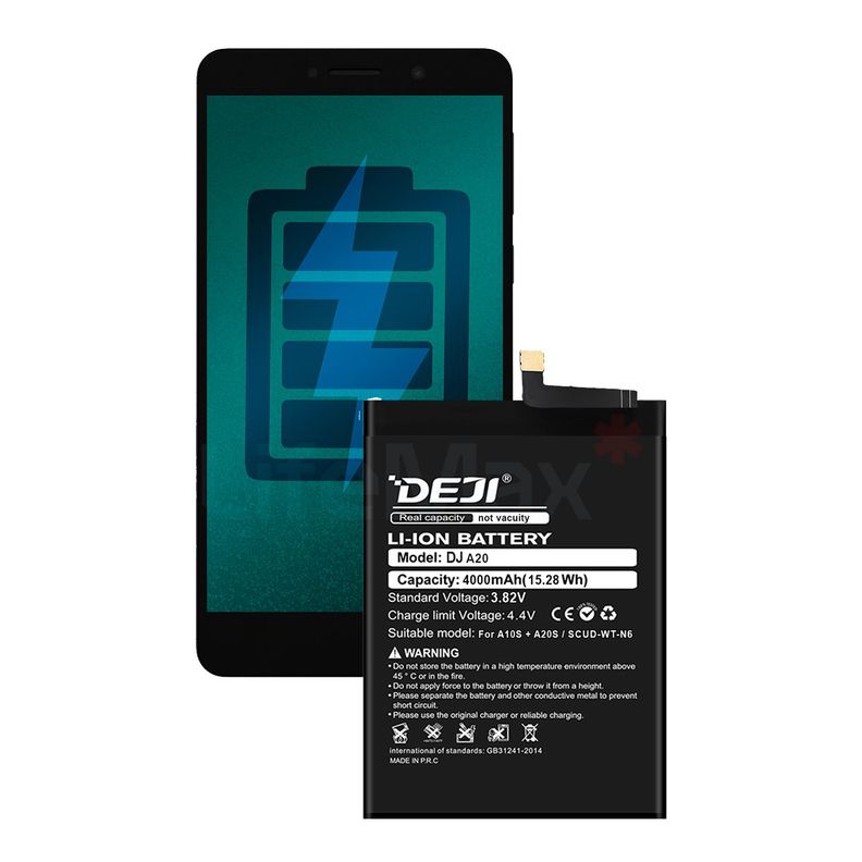 Bateria para Samsung A10S/A20S DEJI IC Original 4000mAh Negro