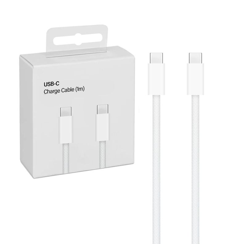 Cable Compatible con iPhone USB-C a USB-C 1 Metro 60W-0