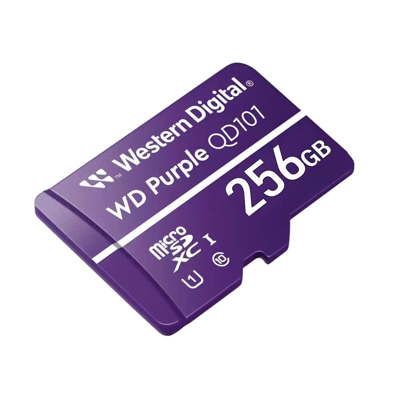 Tarjeta de Memoria MicroSD 256GB WD Purple SDXC Clase 10 4K-2