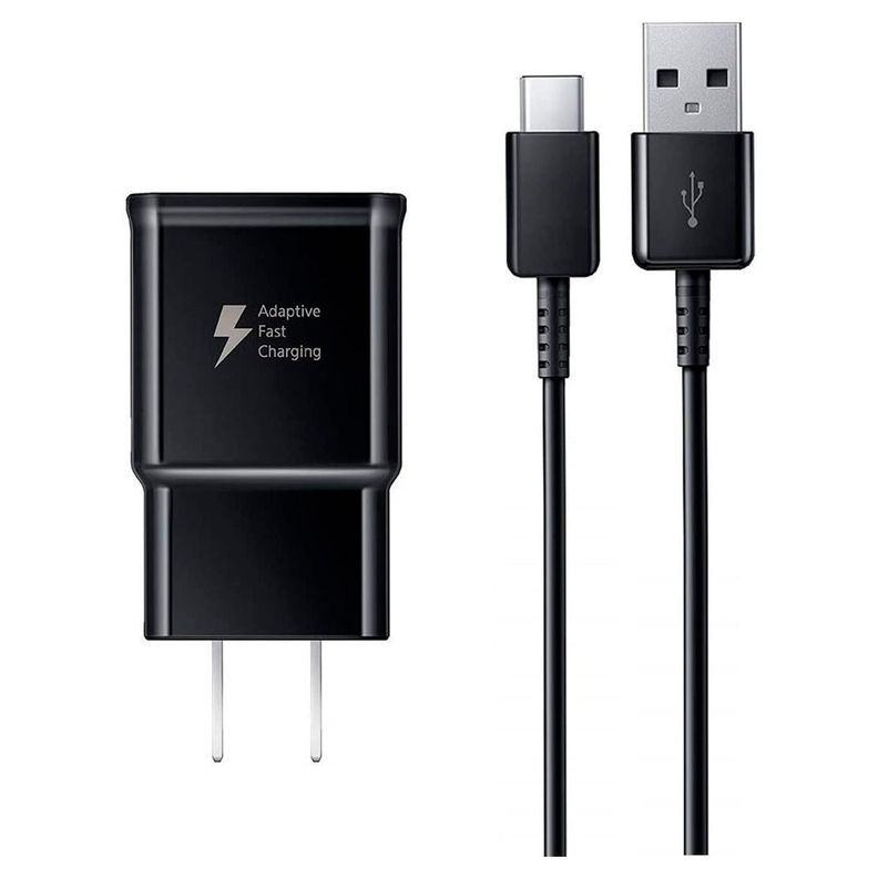 Cargador Compatible con Samsung S10 Carga Rapida USB a USB-C-0