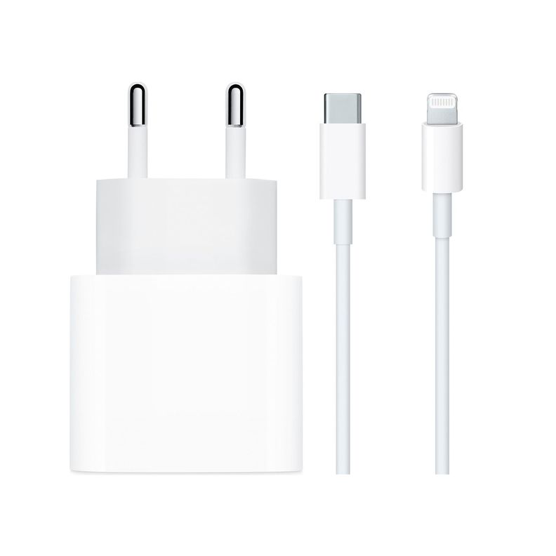 Cargador Compatible con iPhone 12 Pro Max 20W + Cable-1