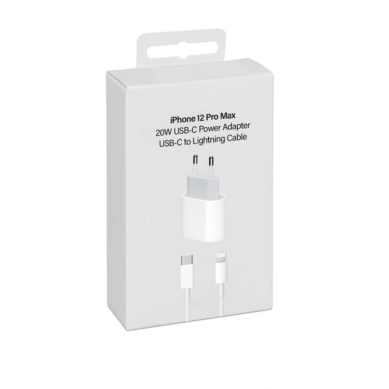 Cargador Compatible con iPhone 12 Pro Max 20W + Cable-8