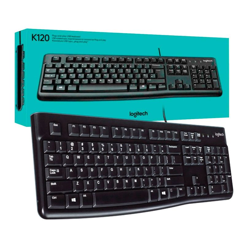 Teclado Alambrico Logitech K120 Usb Español [ 920-004422 ]-2