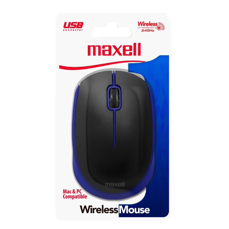 Mouse Inalambrico Maxell MOWL-100 Sensor 1200dpi Banda 24GHz-4