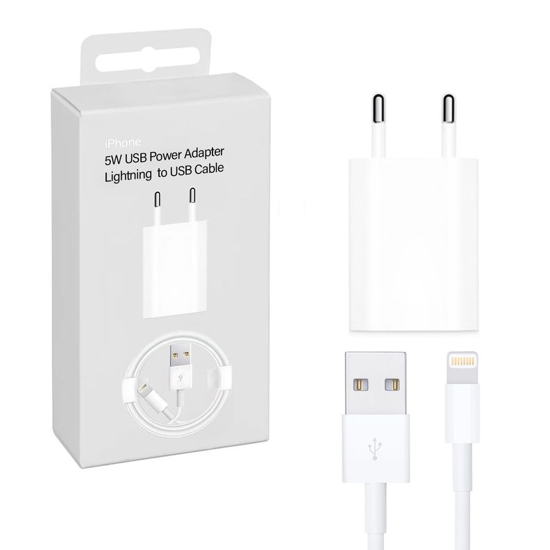 Cargador Compatible con iPhone 5/ 6 / 7 / 8 / X / XS / XR 5W-0