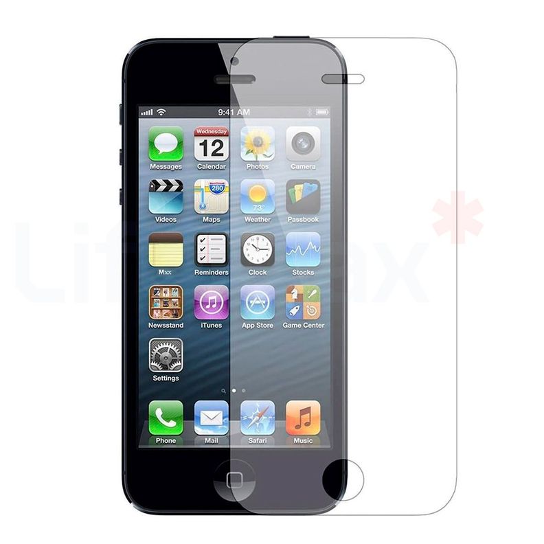 Lamina de Vidrio Templado Completa Compatible con Iphone 4S-0