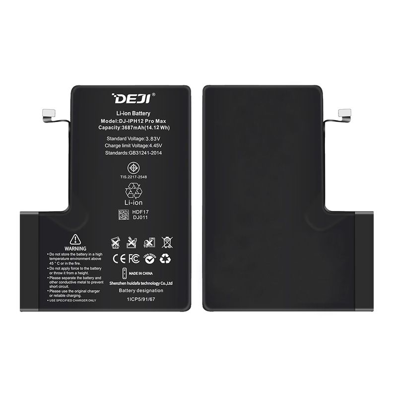 Bateria para Iphone 12 Pro Max DEJI IC Original 3687mAh-3