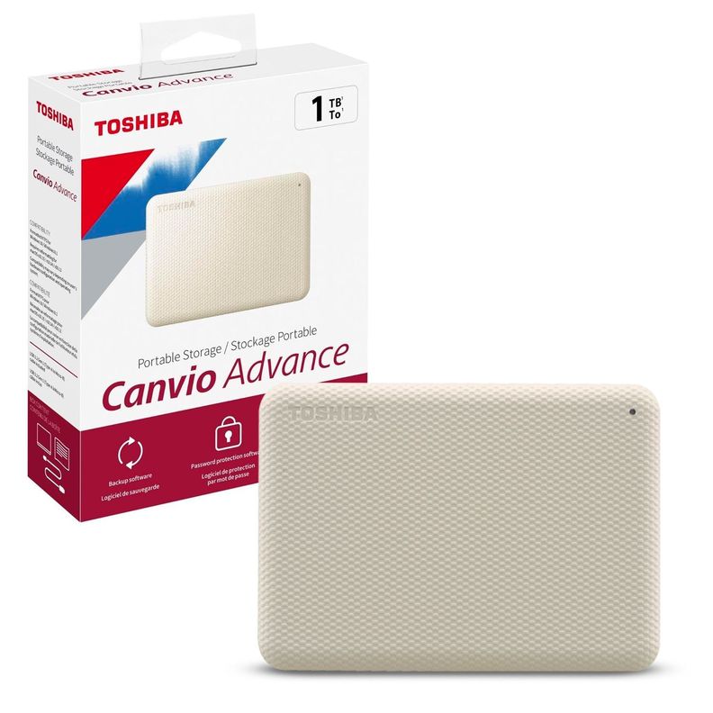 Disco Duro Externo Toshiba 1TB 2.5" Canvio Advance USB 3.2-0
