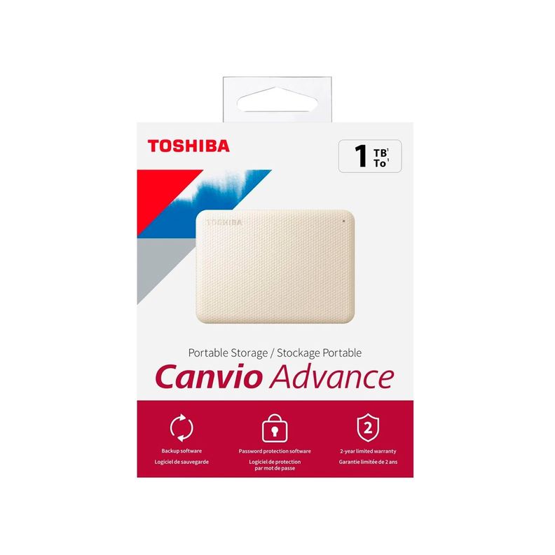 Disco Duro Externo Toshiba 1TB 2.5" Canvio Advance USB 3.2-6