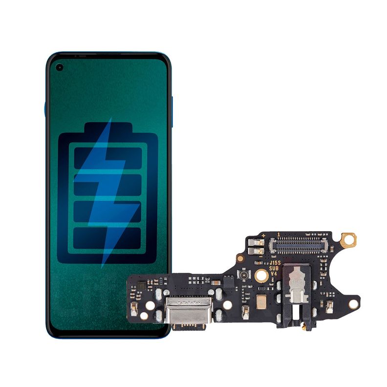 Flex de Carga para Xiaomi Redmi Note 9 Conector Tipo C-0