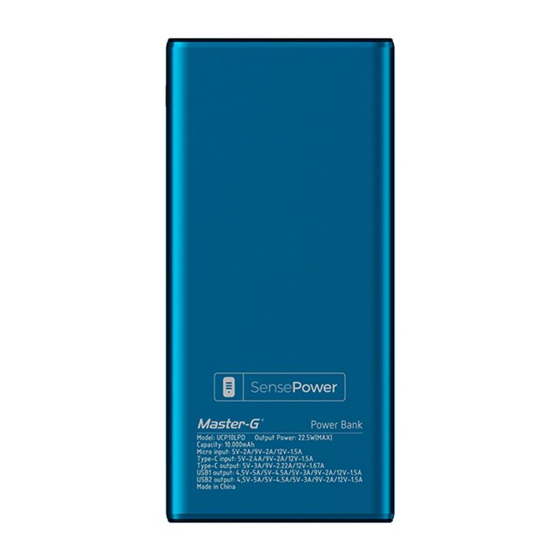 Cargador Portatil Bateria Power Bank Master-G 10000mAh 22.5w-3
