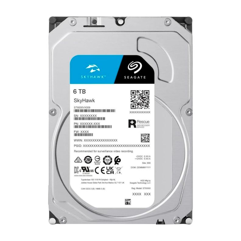 新品未開封Seagate SkyHawk 6TB 内蔵HDD 本体 Disco Duro Interno Seagate Skyhawk 6TB 3.5 PC/DVR Vigilancia