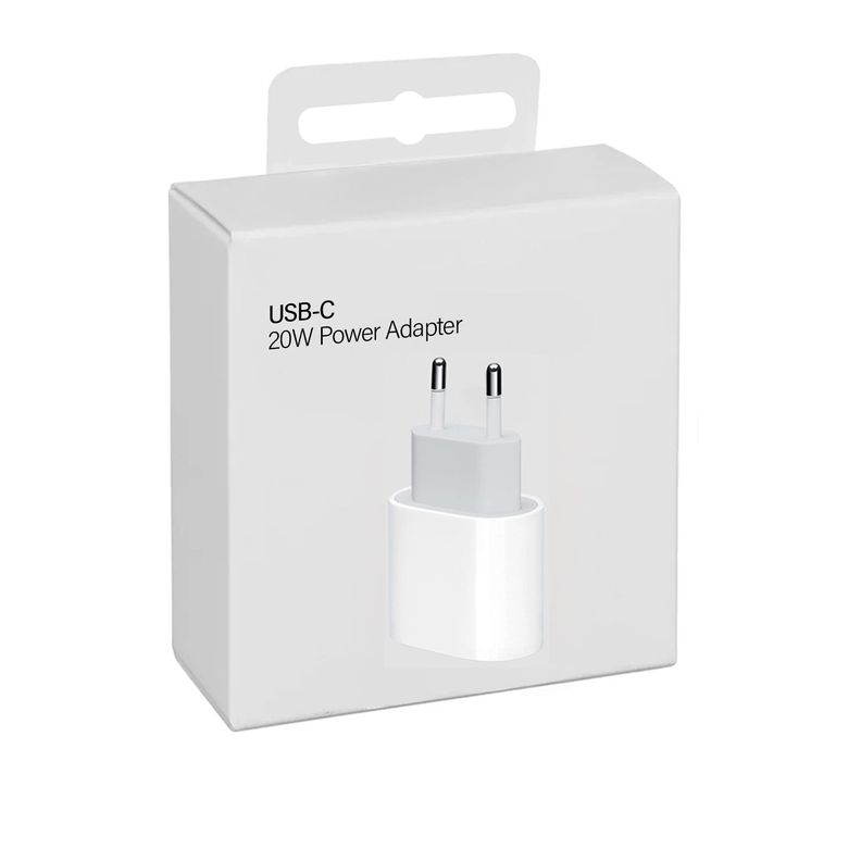 Adaptador Cargador USB-C 20W Carga Rapida para iPhone-4