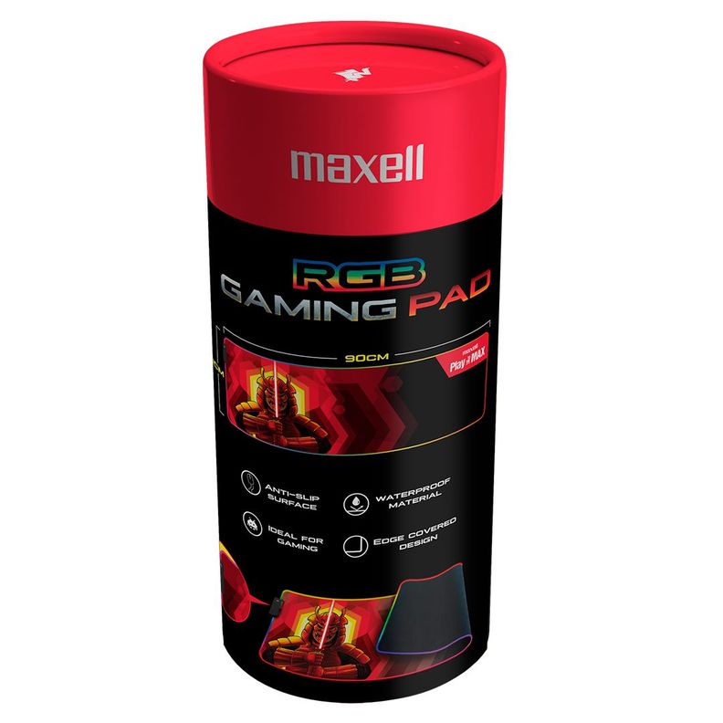 MousePad Gamer RGB Maxell Antideslizante Impermiable 80x30cm-3