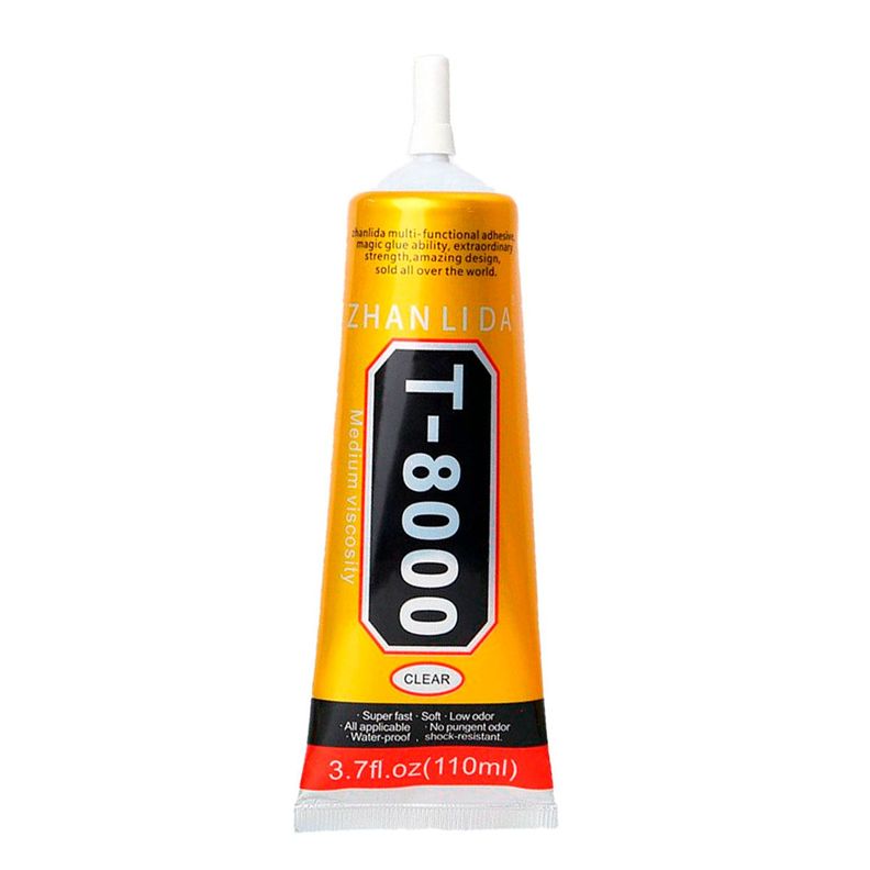 Pegamento Adhesivo T8000 110 Ml Pantallas Baterias-0
