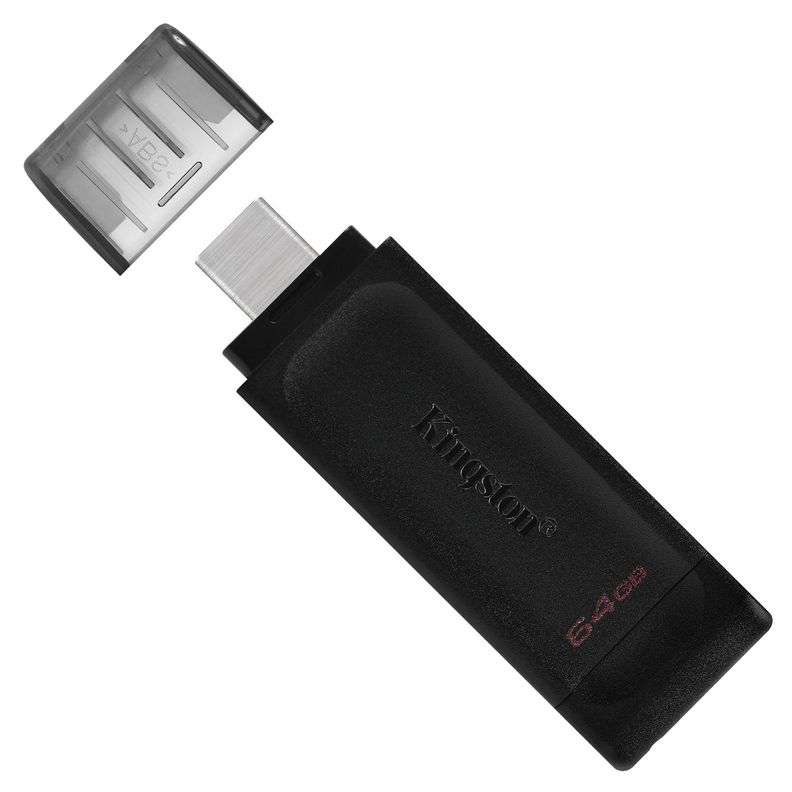 Pendrive Kingston 64GB DataTraveler 70 Flash USB TIPO-C-0