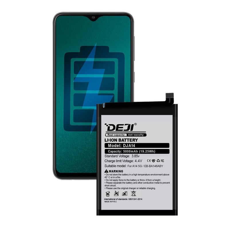 Bateria para Samsung A14 / 5G DEJI IC Original 5000mAh-0