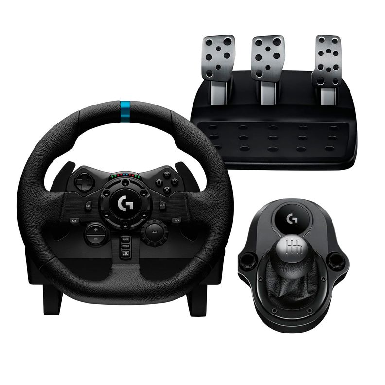 Pack Volante + Palanca Logitech G923 PlayStation 4 / PS5 /PC Negro