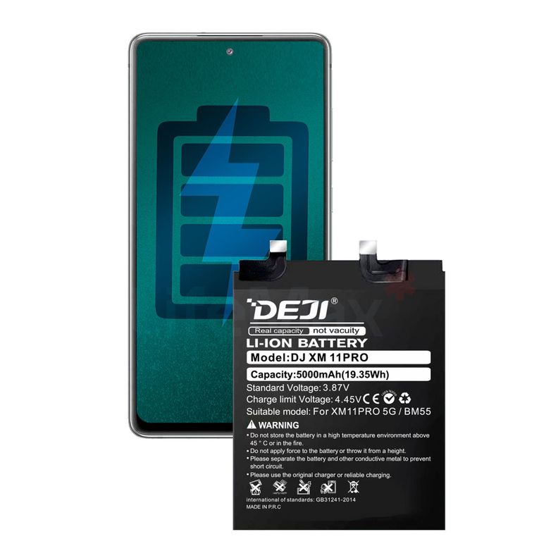 Bateria para Xiaomi Note 11 Pro DEJI IC Original 5000mAh-0