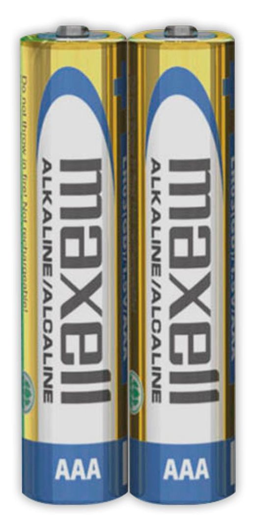 Pilas AAA LR03x2 1.5V Alcalina Maxell Durabilidad y Potencia-1