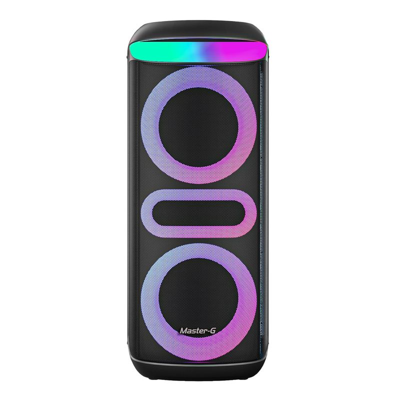 Parlante Karaoke Master-G MGZEUS Bluetooth 5.3 8inx2 TWS RGB-3