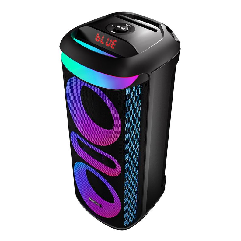 Parlante Karaoke Master-G MGZEUS Bluetooth 5.3 8inx2 TWS RGB-4