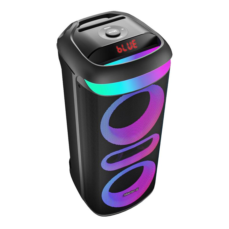 Parlante Karaoke Master-G MGZEUS Bluetooth 5.3 8inx2 TWS RGB-5