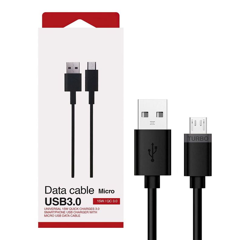 Cable V8 Micro USB a USB-A Compatible con Motorola 15W 1m-0