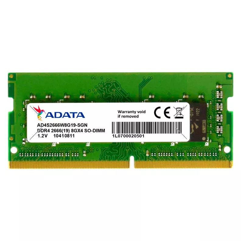 Memoria Ram Notebook Adata 8gb Ddr4 2666mhz Sodimm Adata | Paris.cl