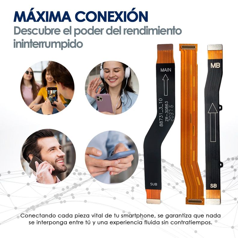 Flex Main Principal Compatible con Motorola G9 Power-4