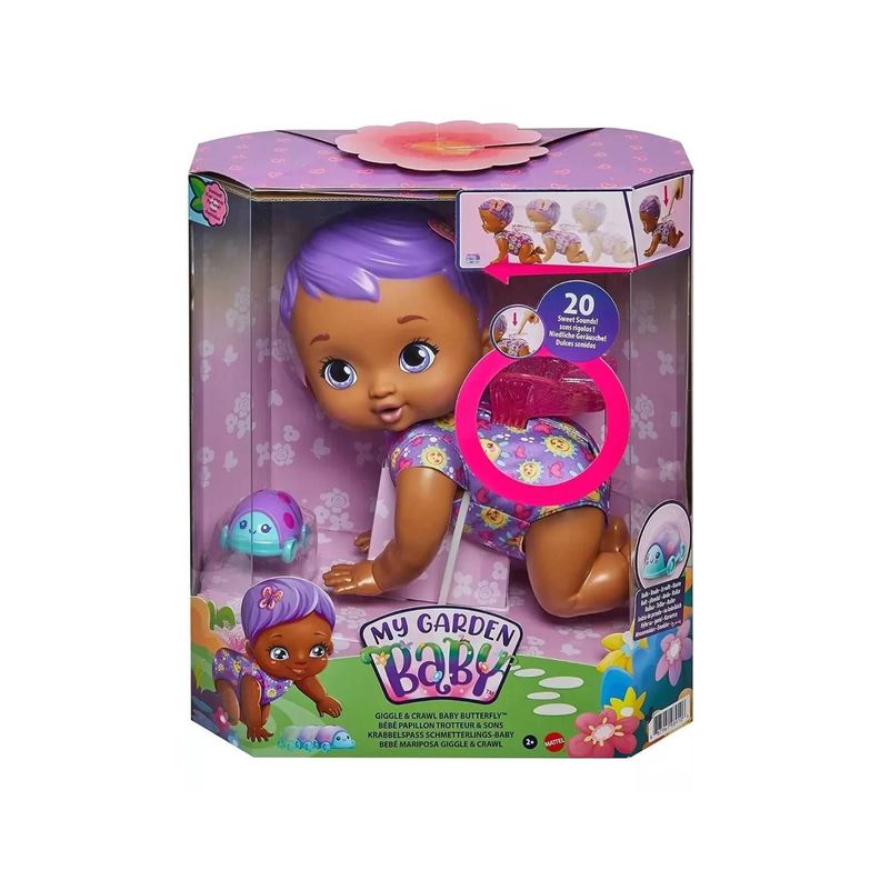 Muñeca Gateadora My Garden Baby  20 Sonidos -1