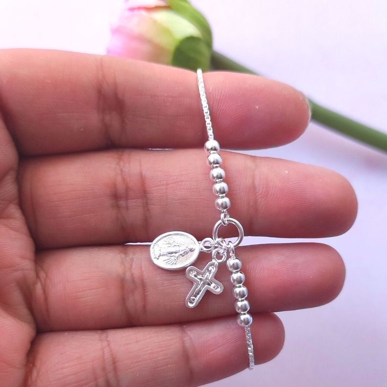 Pulsera de Plata 925 Denario - Mabelita-1