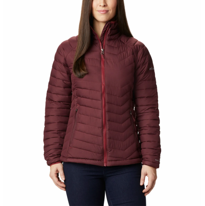 Parka Mujer Columbia Powder Lite burdeo-0