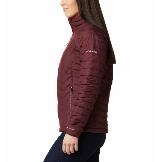 Parka Mujer Columbia Powder Lite burdeo-1