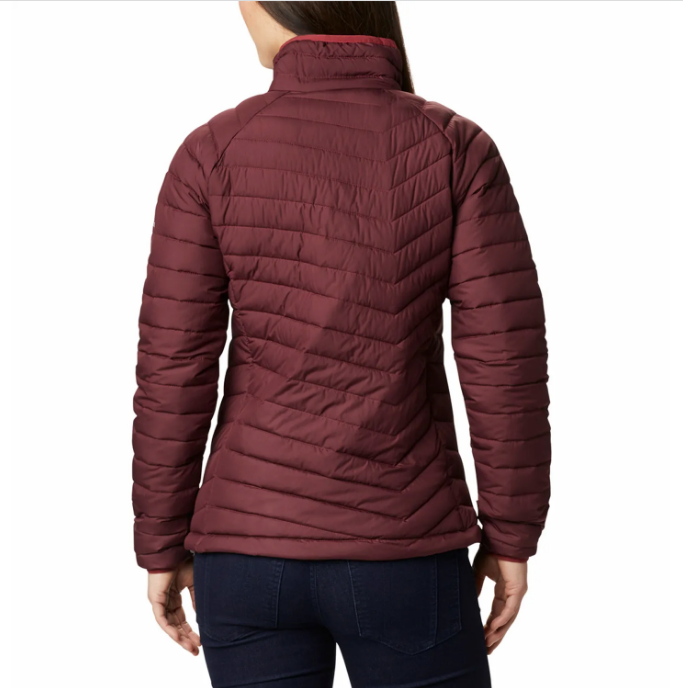 Parka Mujer Columbia Powder Lite burdeo-4