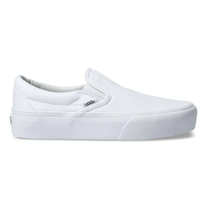 Zapatillas Vans Classic Slip Platform True White-0