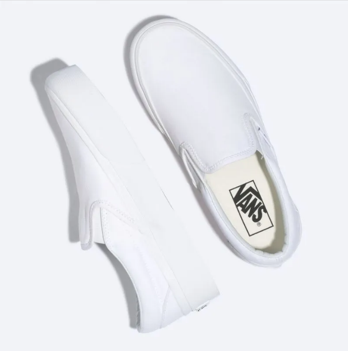 Zapatillas Vans Classic Slip Platform True White-1