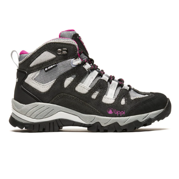 Botín Lippi Puelo CS Hi mujer Grafito/Fucsia trekking hiking senderismo-0