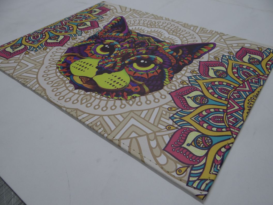 Pack de 6 individuales Gato Mándala-4