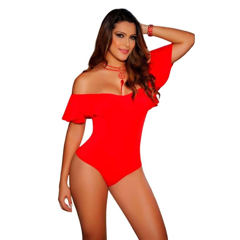 Body Colombiano cuello bandeja y faja interna en Powernet -1