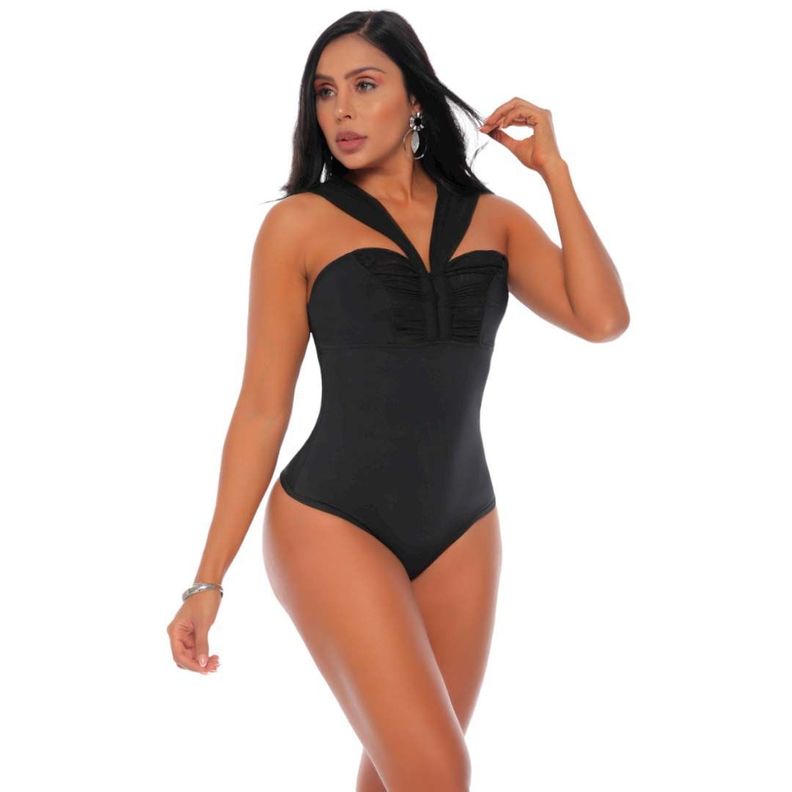 Body modelador colombiano y faja interna -0