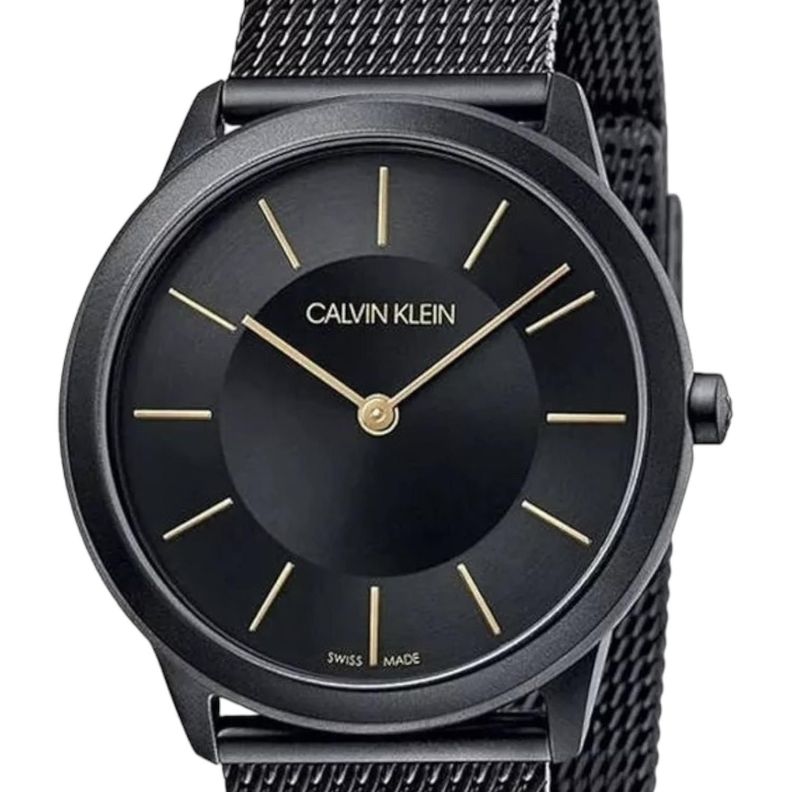 Reloj Calvin Klein Minimal Negro Cuarzo Mujer-0