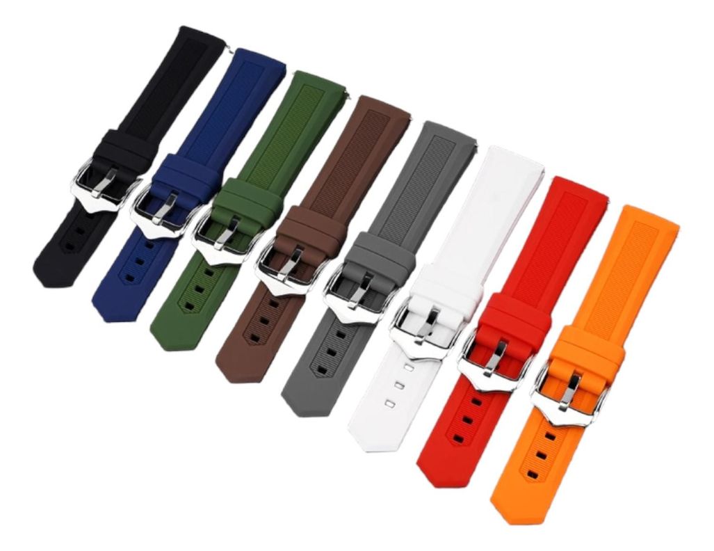 Correa Reloj Caucho Deportiva 16mm 18mm 19mm 20mm 22mm-3