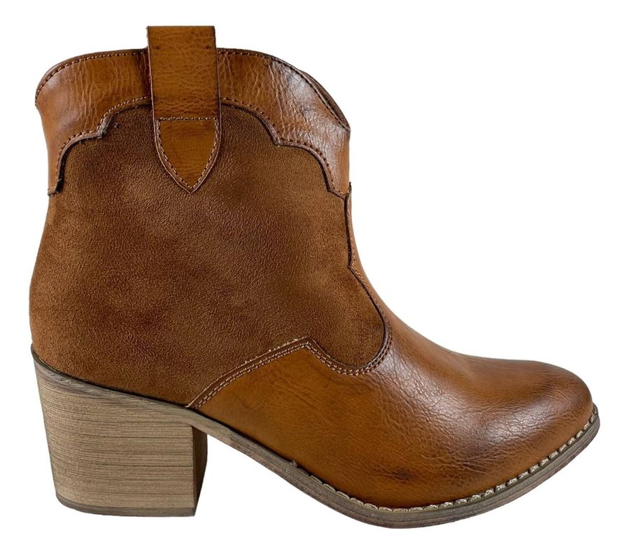 Botin Via Uno Camel Mujer 12083407-0
